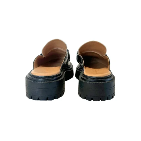 Circus NY by Sam Edelman Evangeline Mule Platform Lug Sole Black/White Size 8.5M - Picture 7 of 9